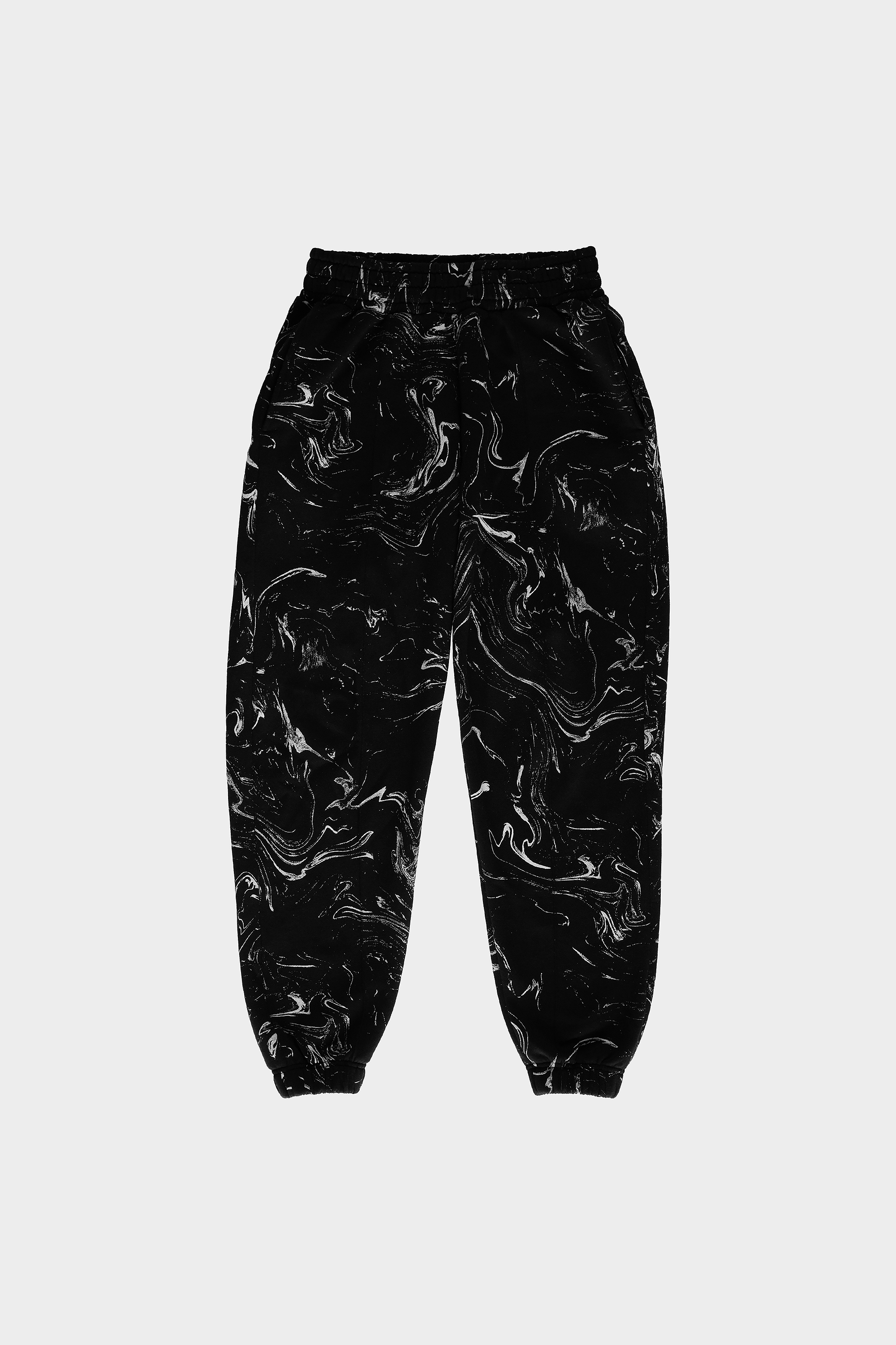 Marble Sweatpants — Black