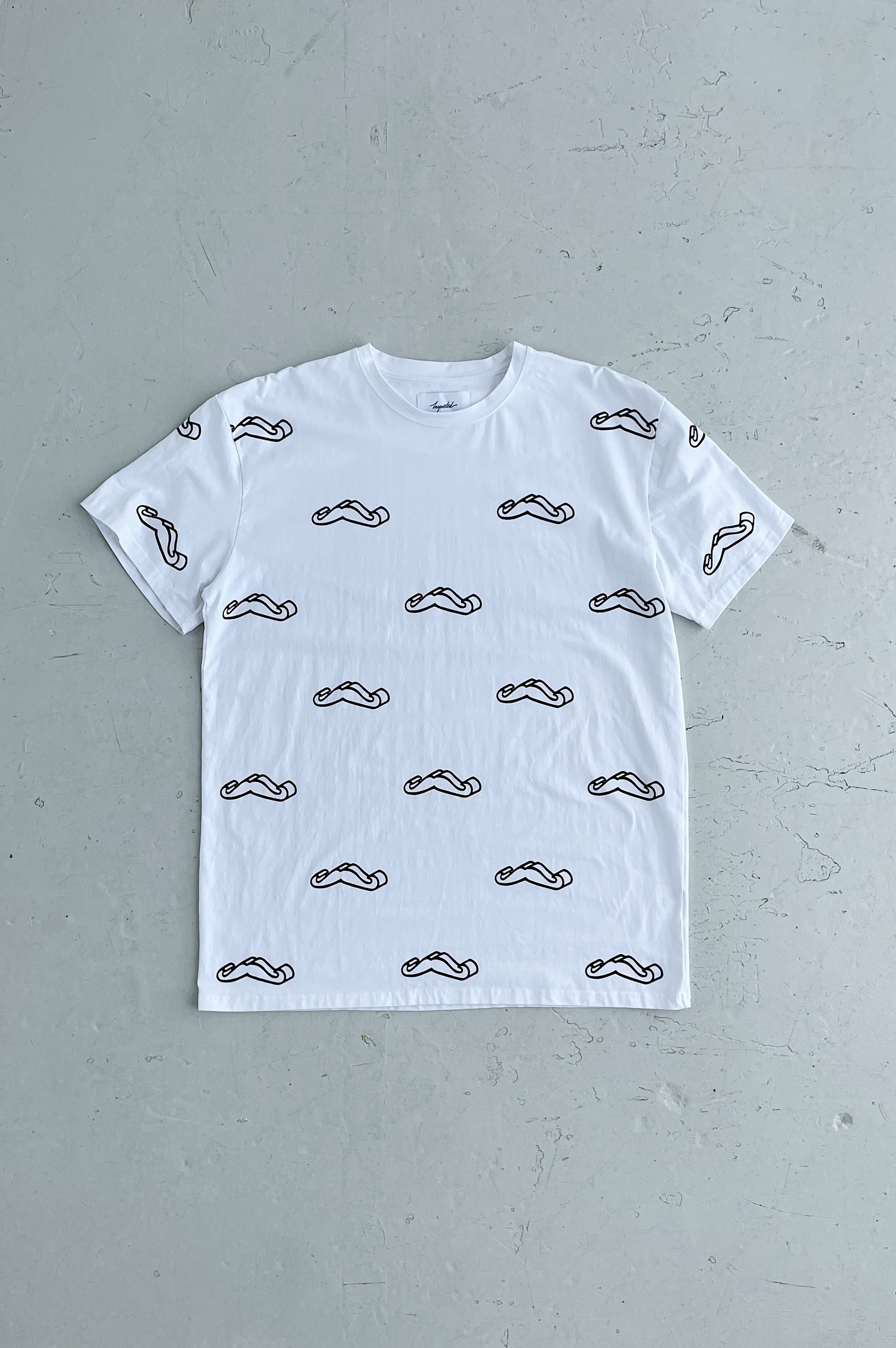 SAMPLE T-SHIRT — 3D MOUSTACHE (L)