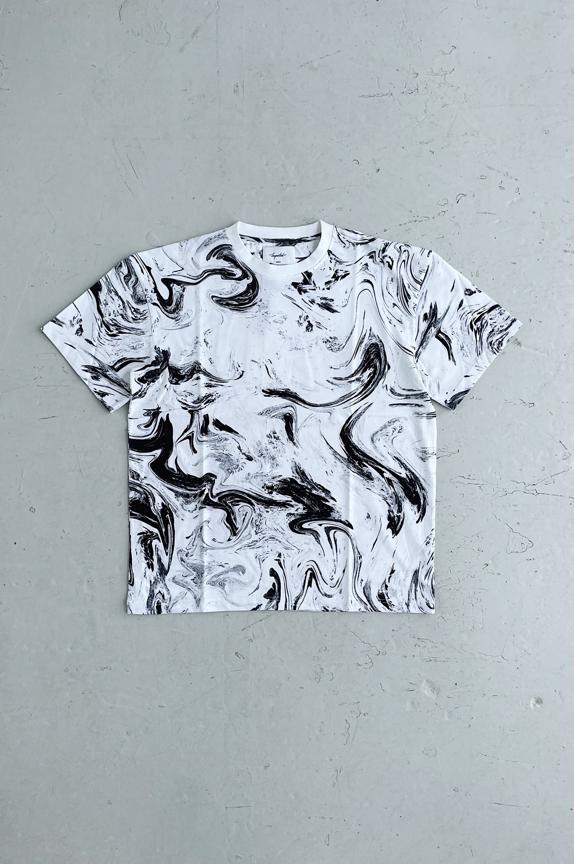 SAMPLE T-SHIRT — MARBLE WHITE (M)