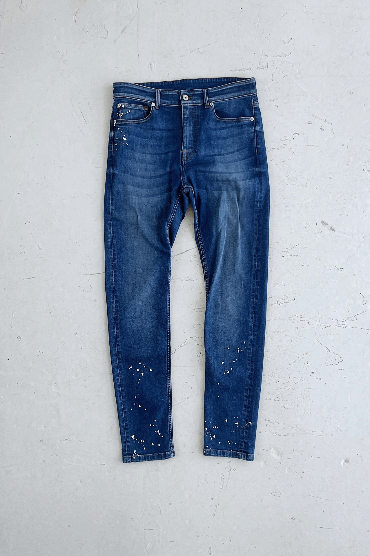 SAMPLE PANTS — SKINNY DENIM BLUE (M 30")