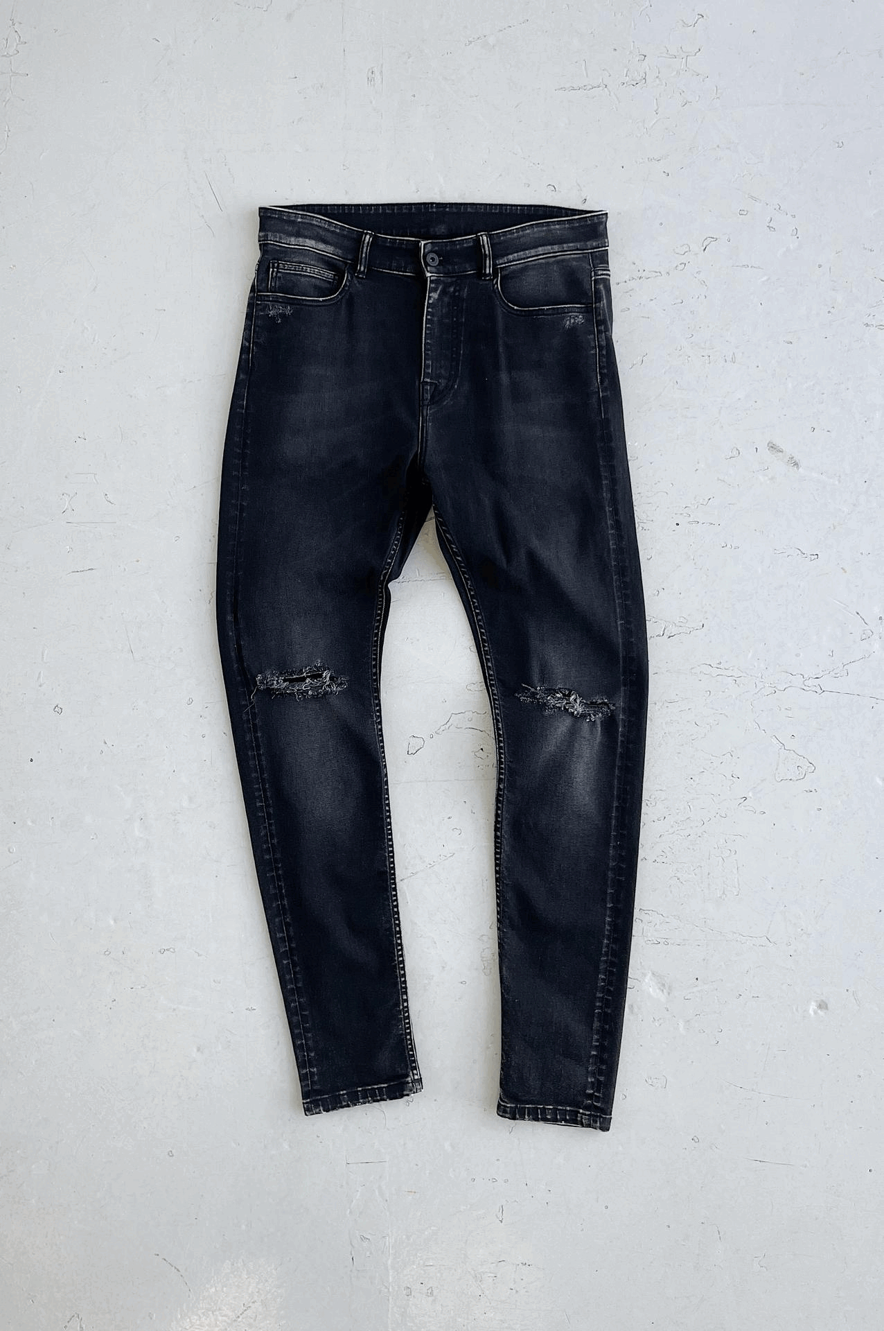SAMPLE PANTS — SKINNY DENIM BLACK (M 30")