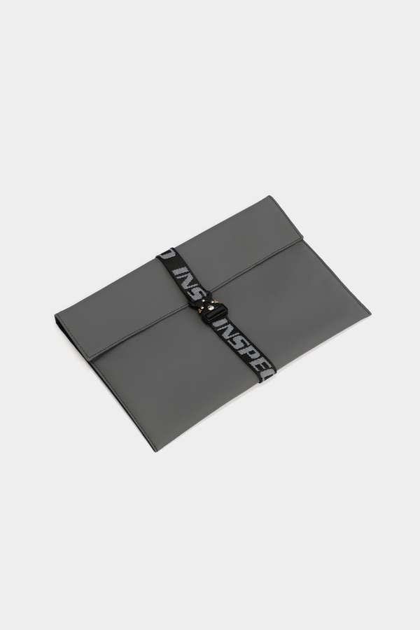 Rubberised Laptop Case — Grey Inspected