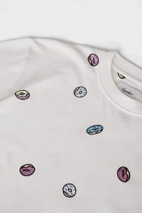 Donuts Tee — White
