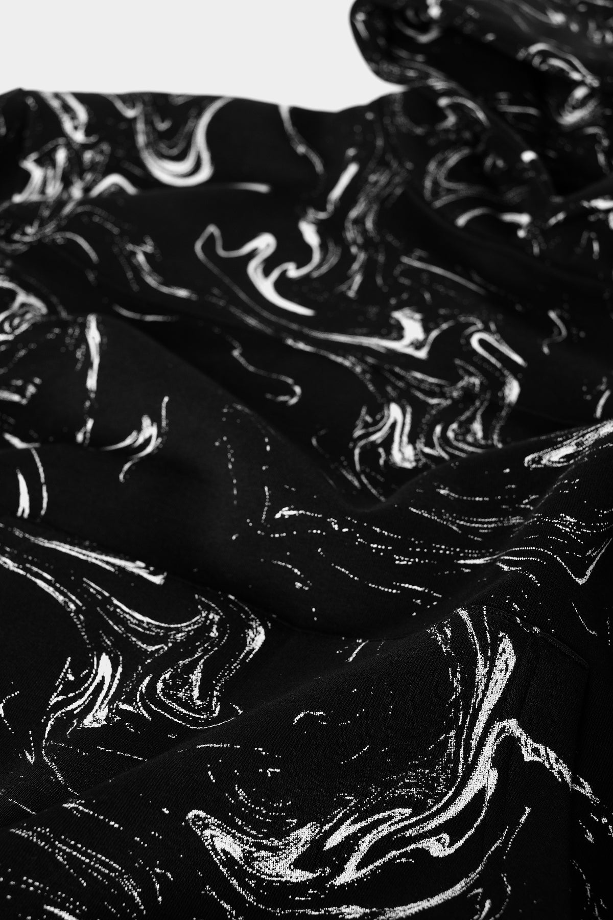 Marble Hoodie — Black