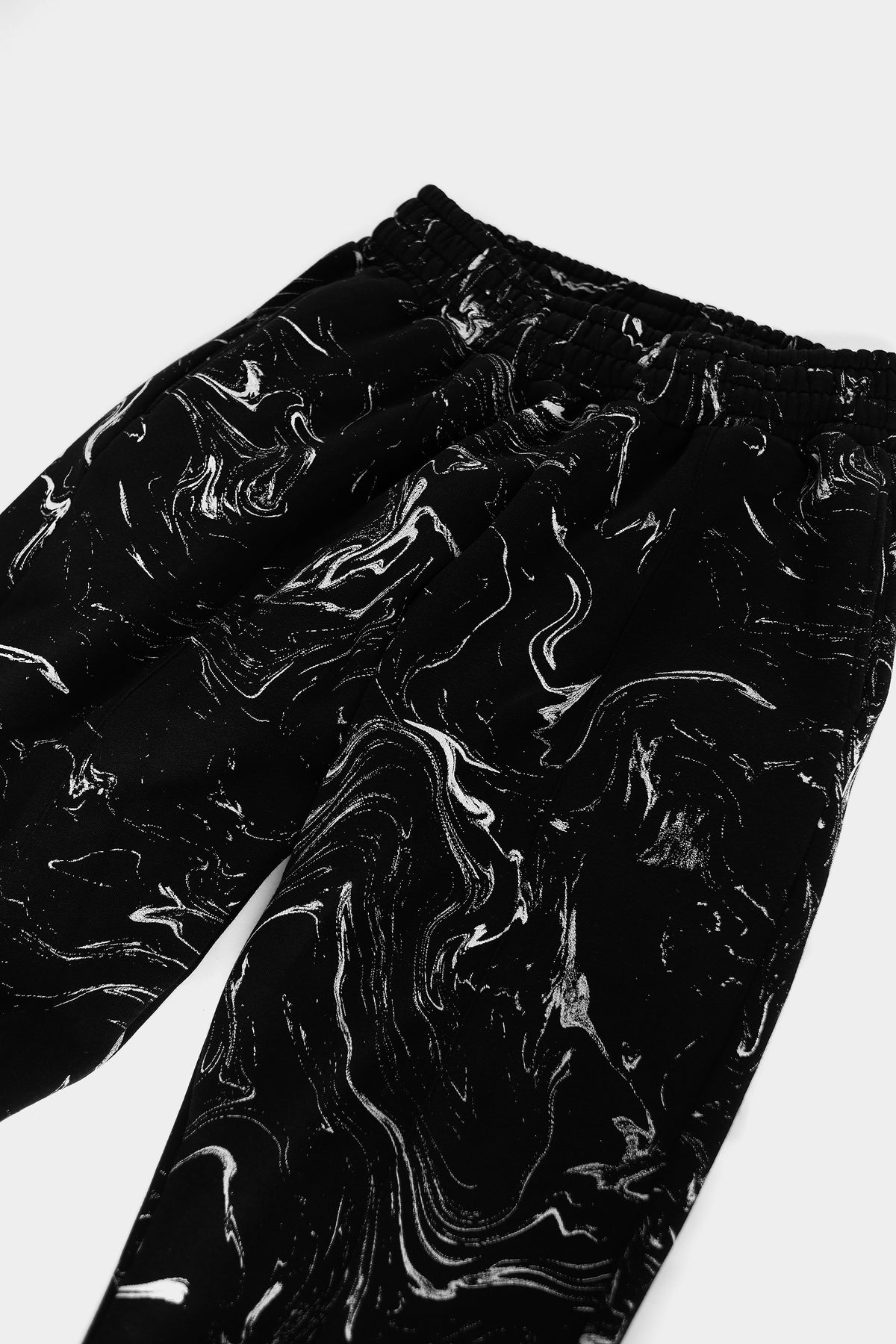 Marble Sweatpants — Black