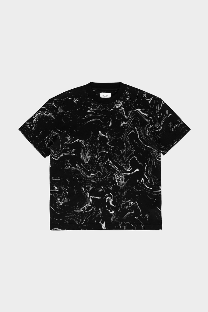 Marble Tee — Black - Inspected