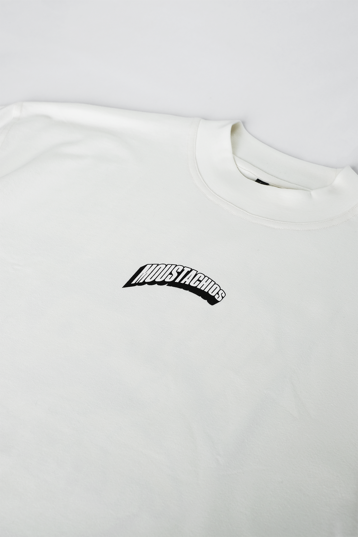 Moustachios Tee — Off-White