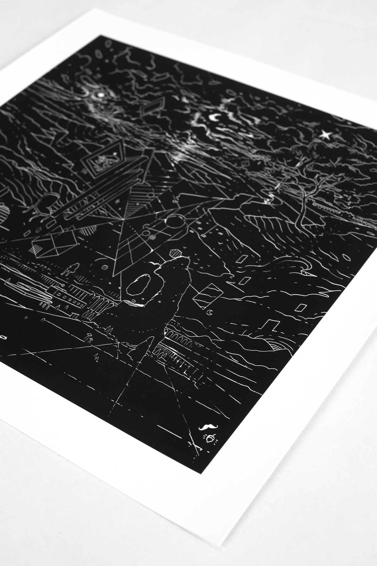 Movember Art Print — Black