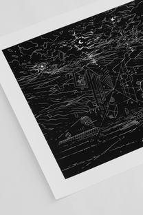 Movember Art Print — Black