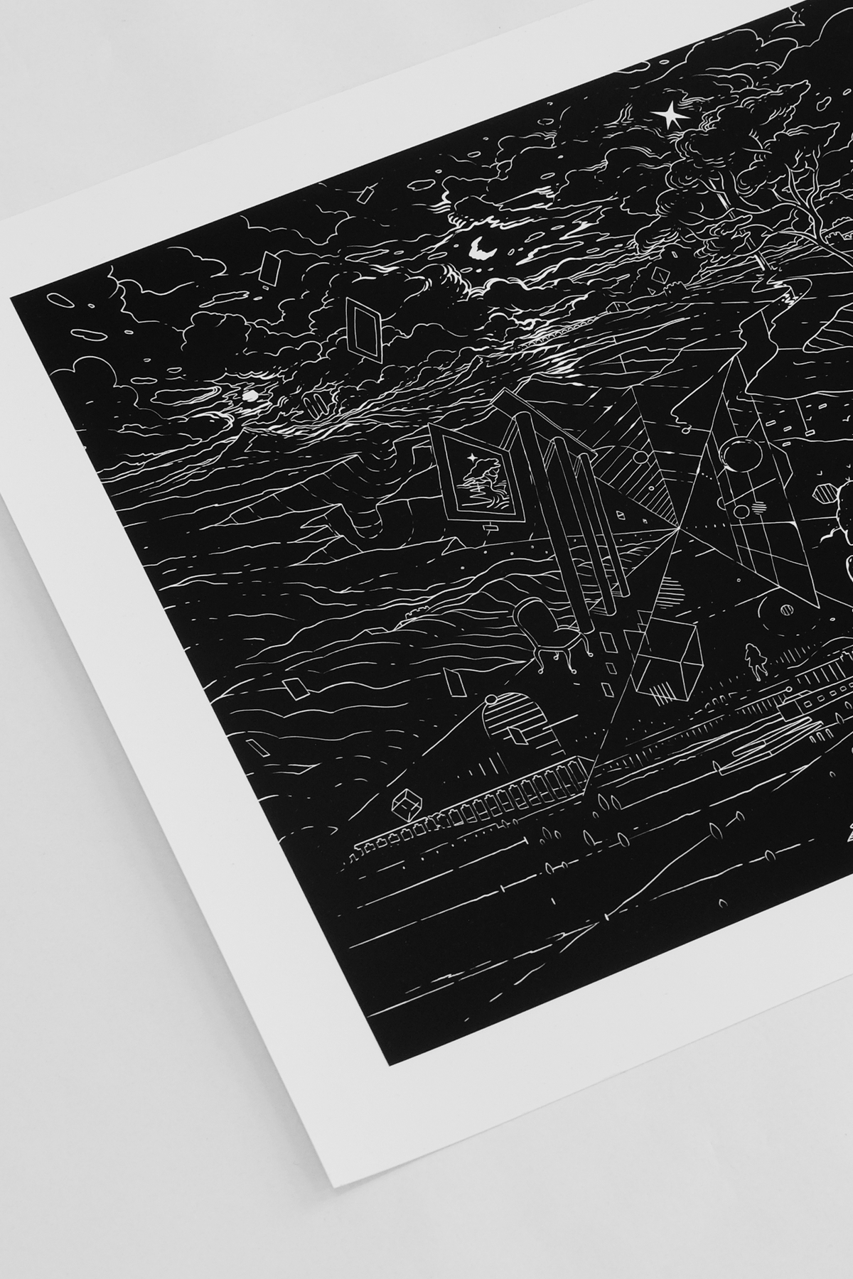 Movember Art Print — Black