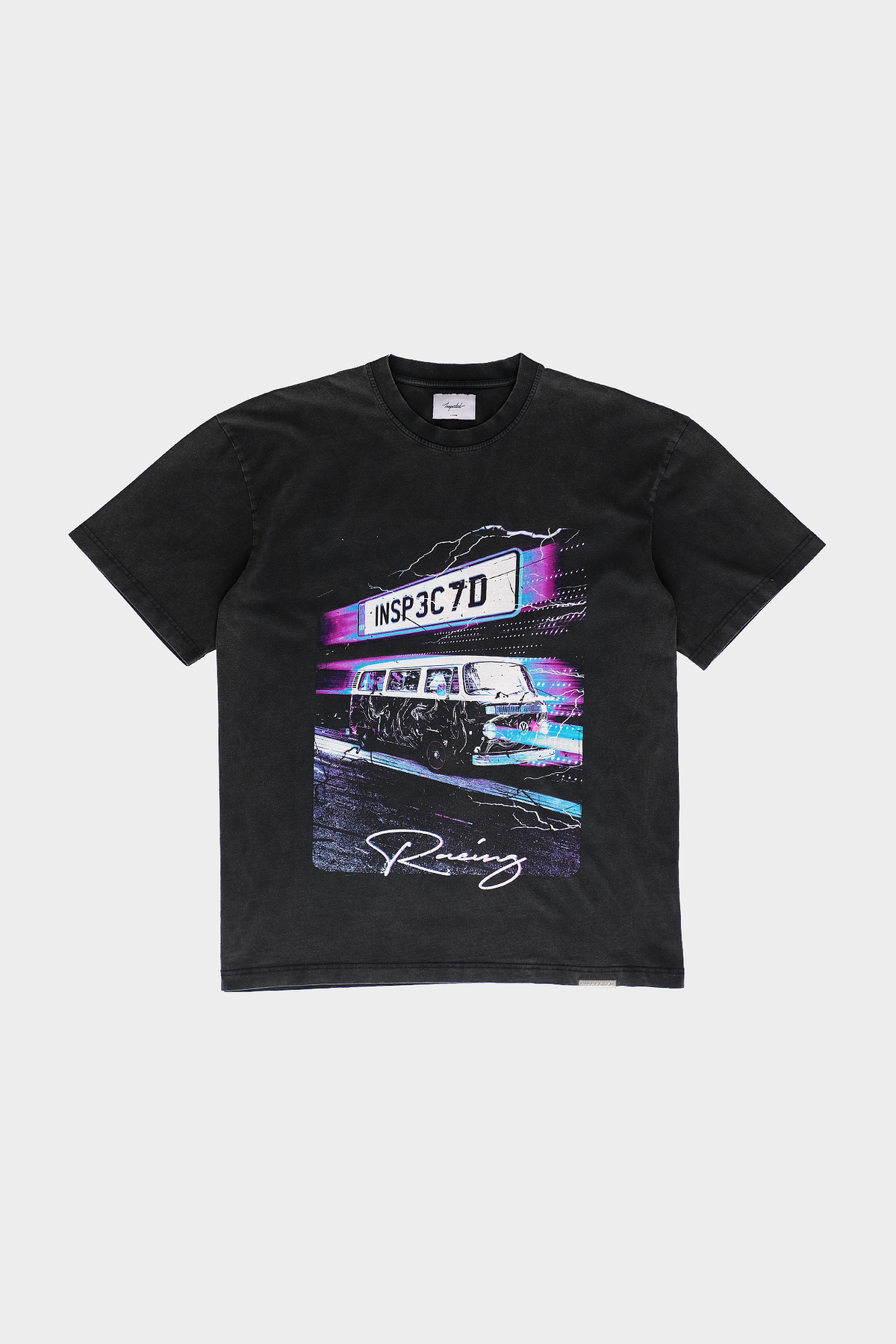Racing Tee — Vintage Black