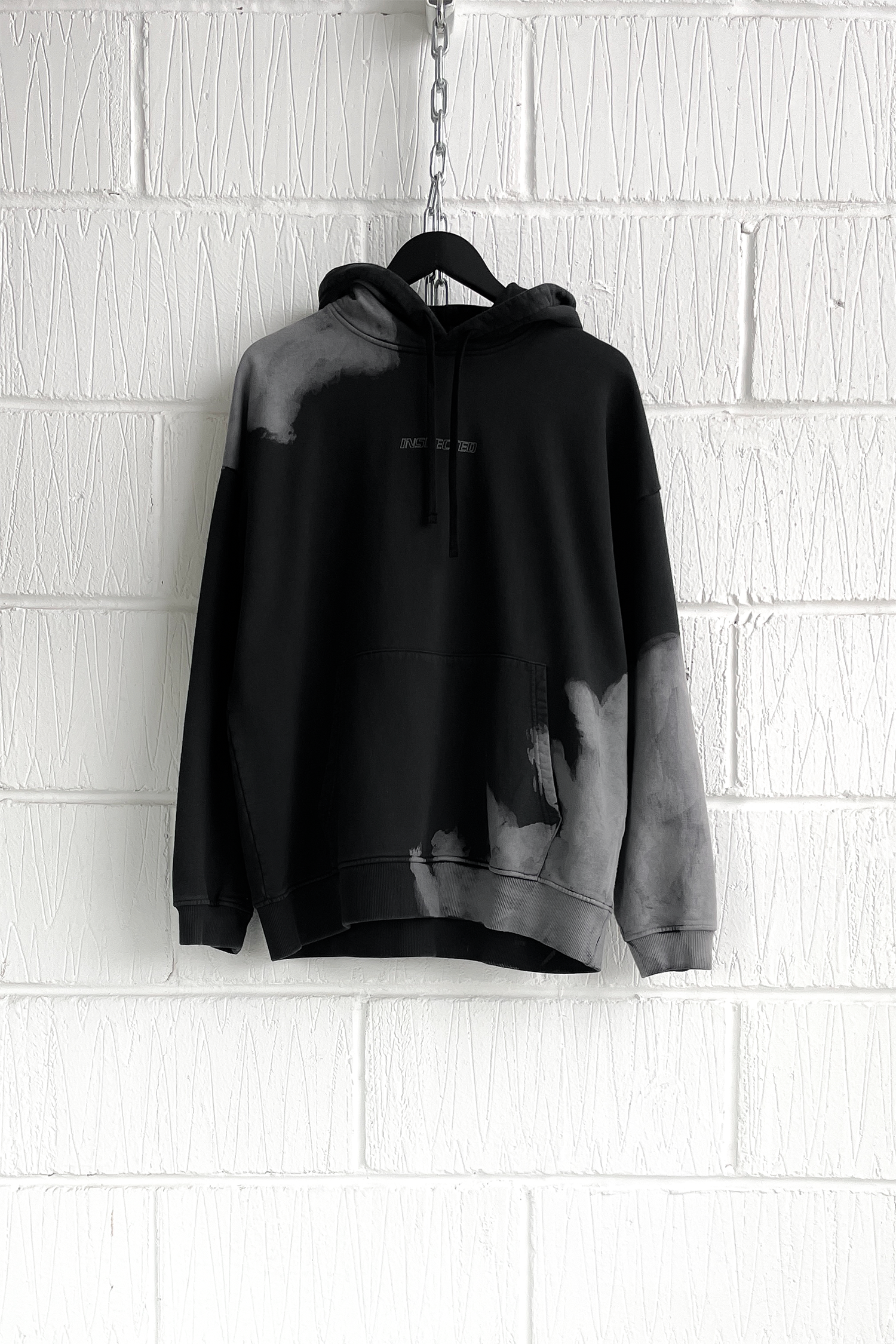 SAMPLE HOODIE — GREY DYE (L)