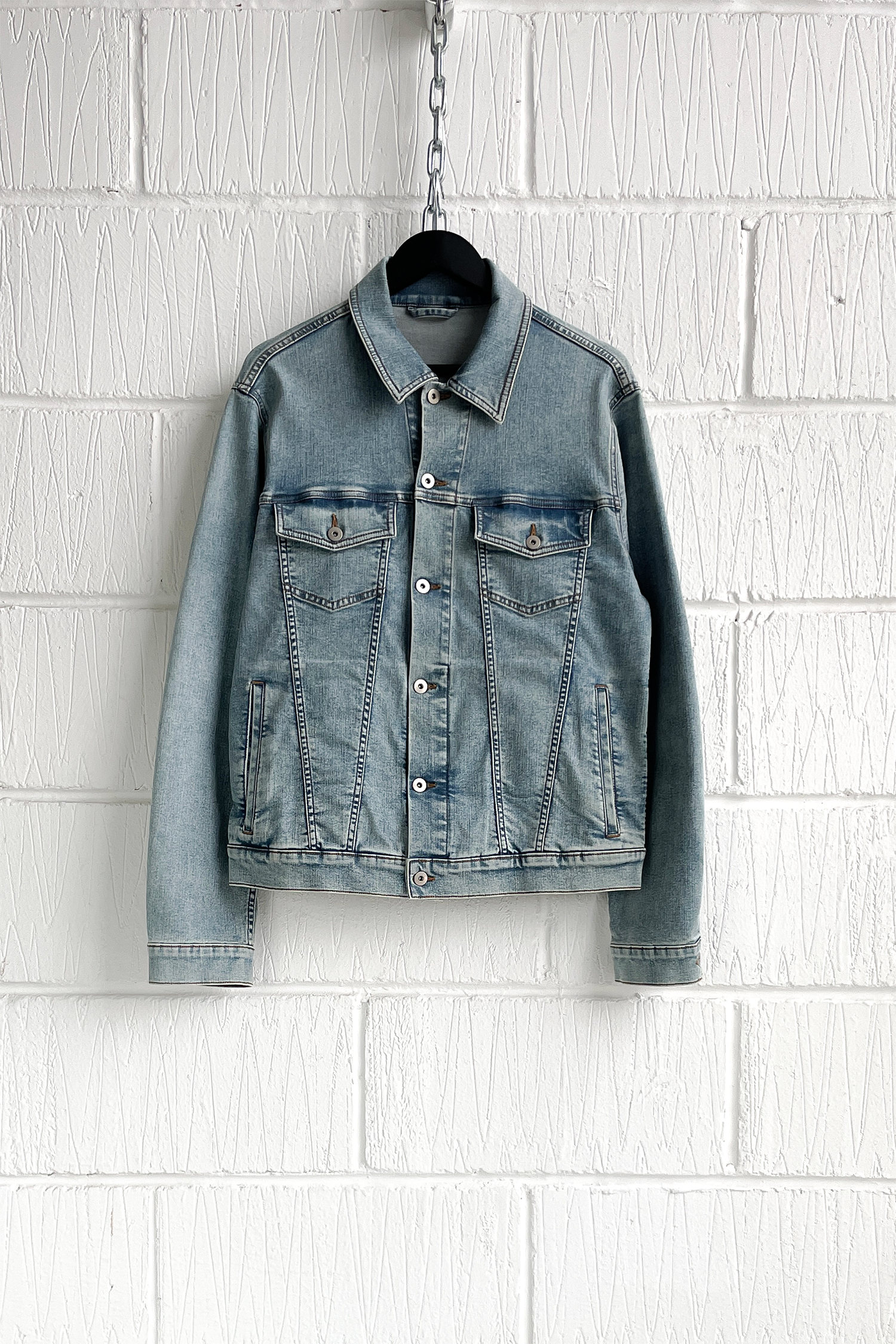 SAMPLE JACKET — DENIM LIGHT BLUE