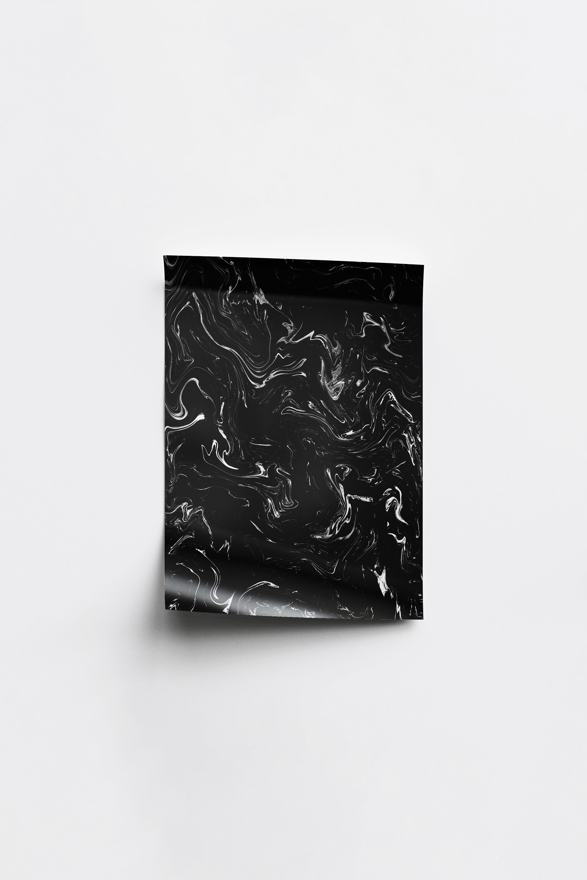 Marble Artwork Print — Black