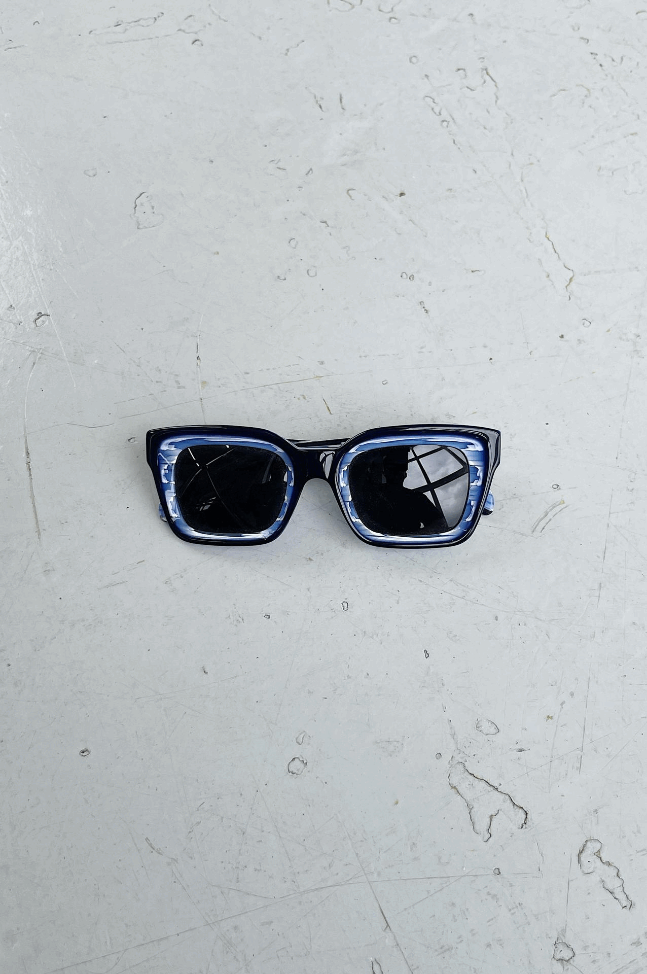 SAMPLE SUNGLASSES — WEDGE BLUE