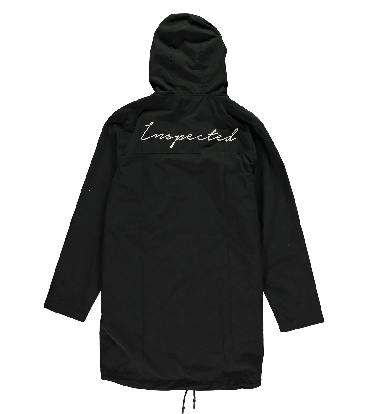 Scribble Raincoat — Black