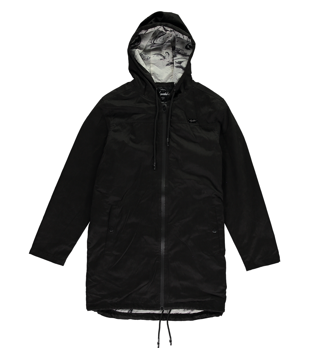 Marble Raincoat — Black