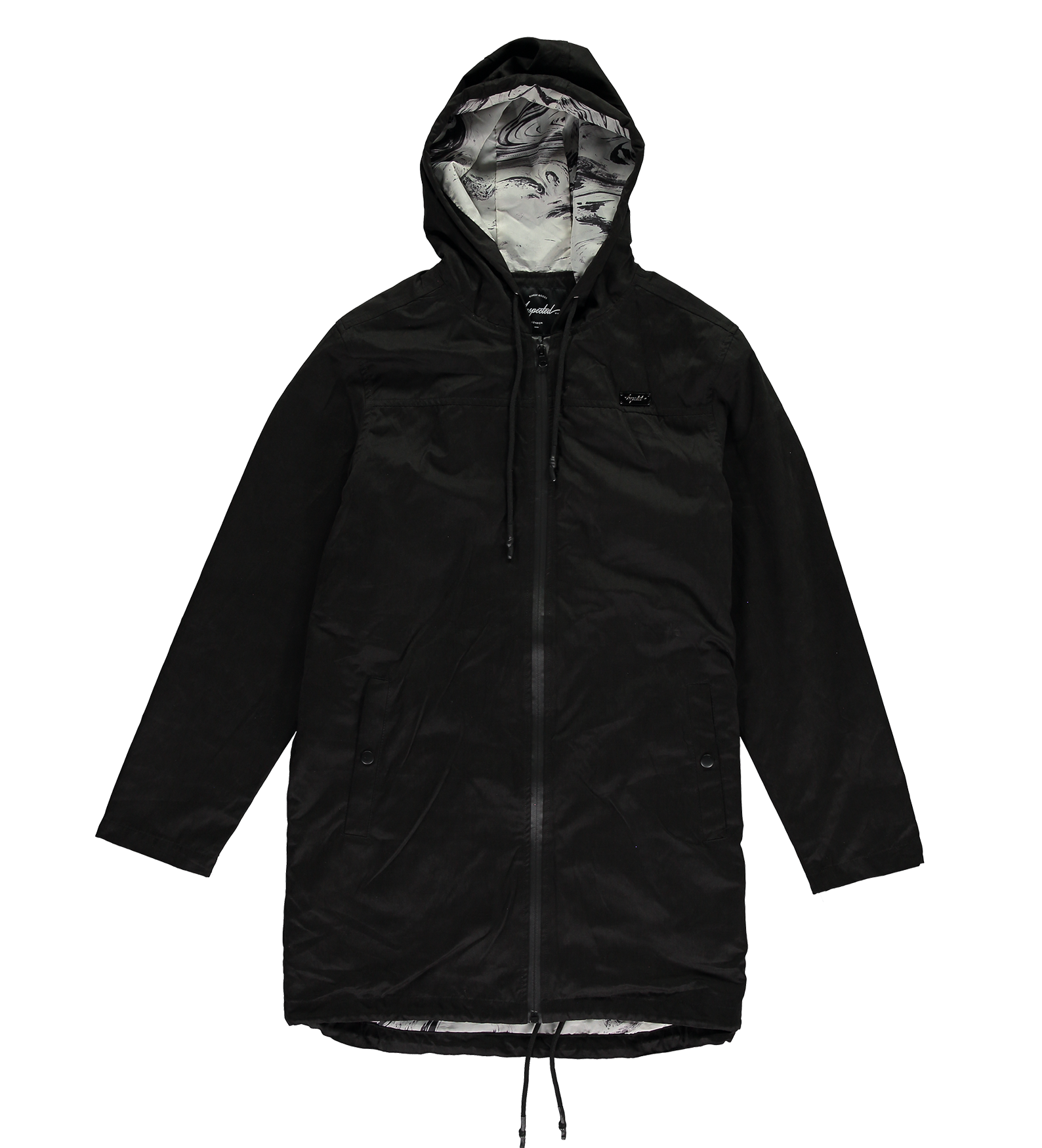 Marble Raincoat — Black