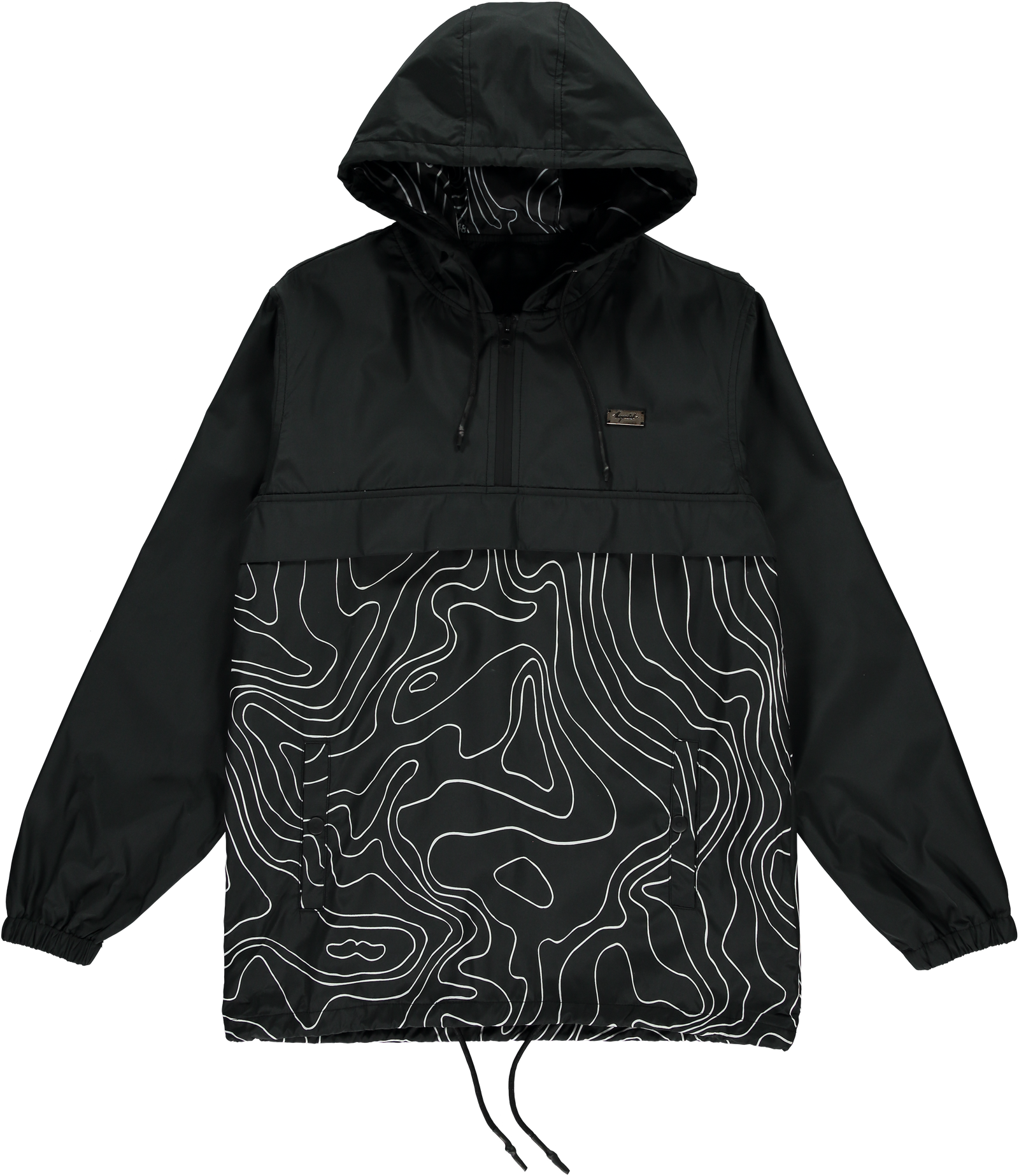 Contour Anorak — Black