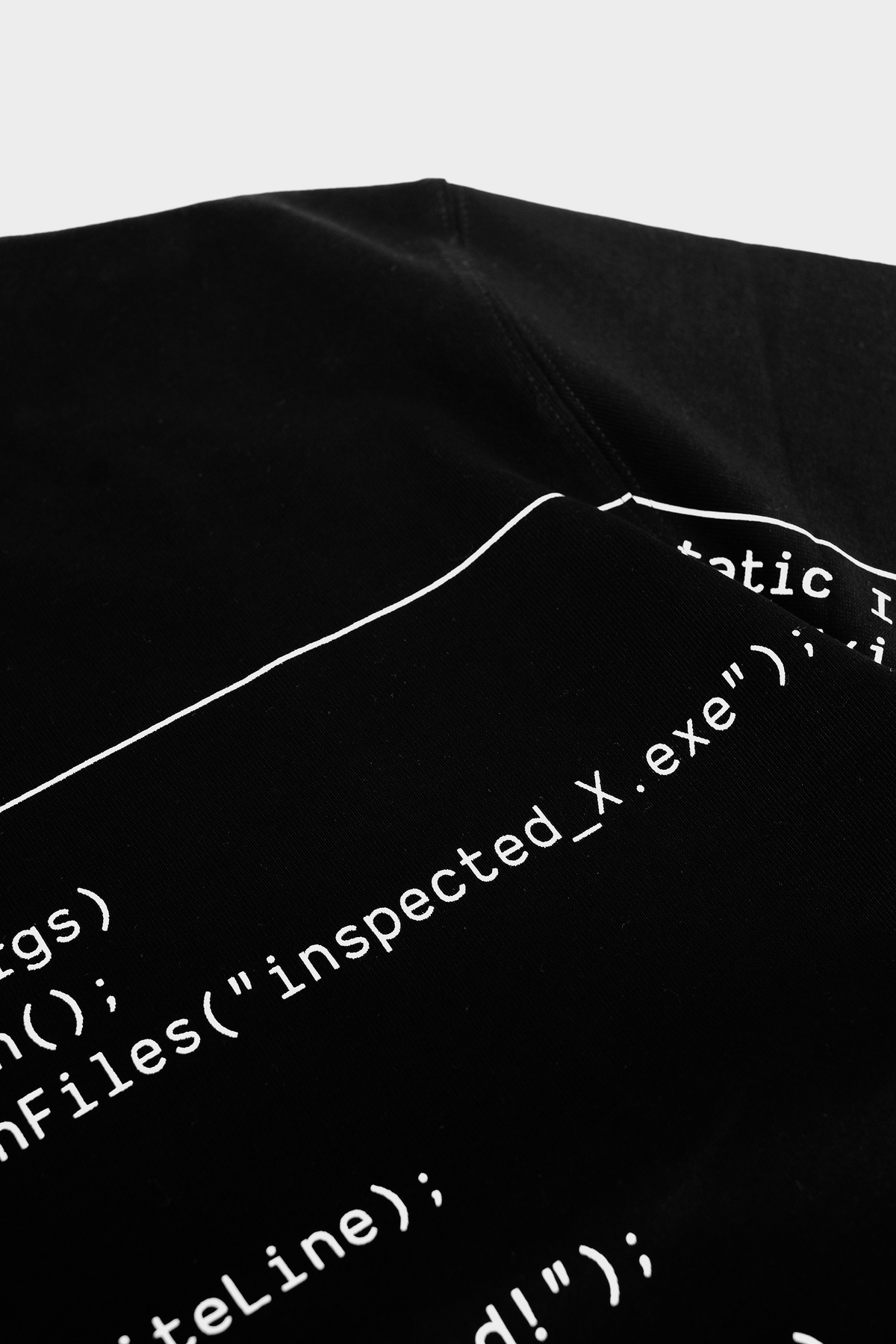.exe Tee — Black