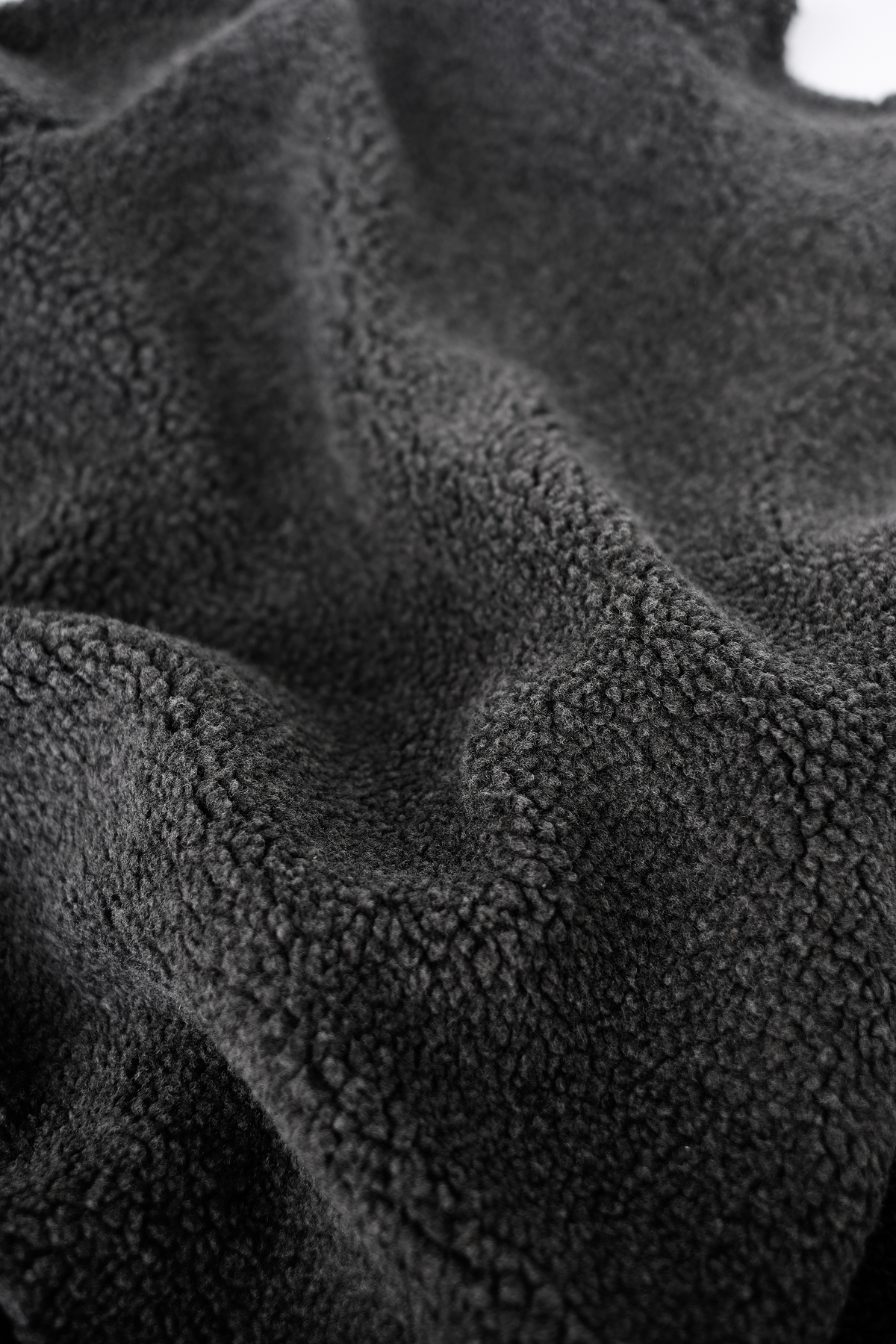 Marble Fleece Jacket — Grey