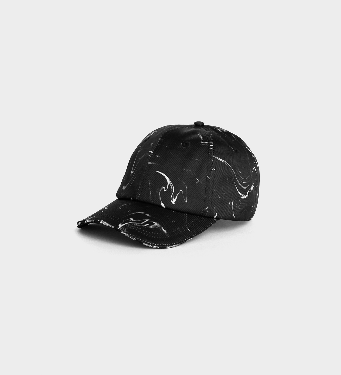 Marble Dad Cap — Black