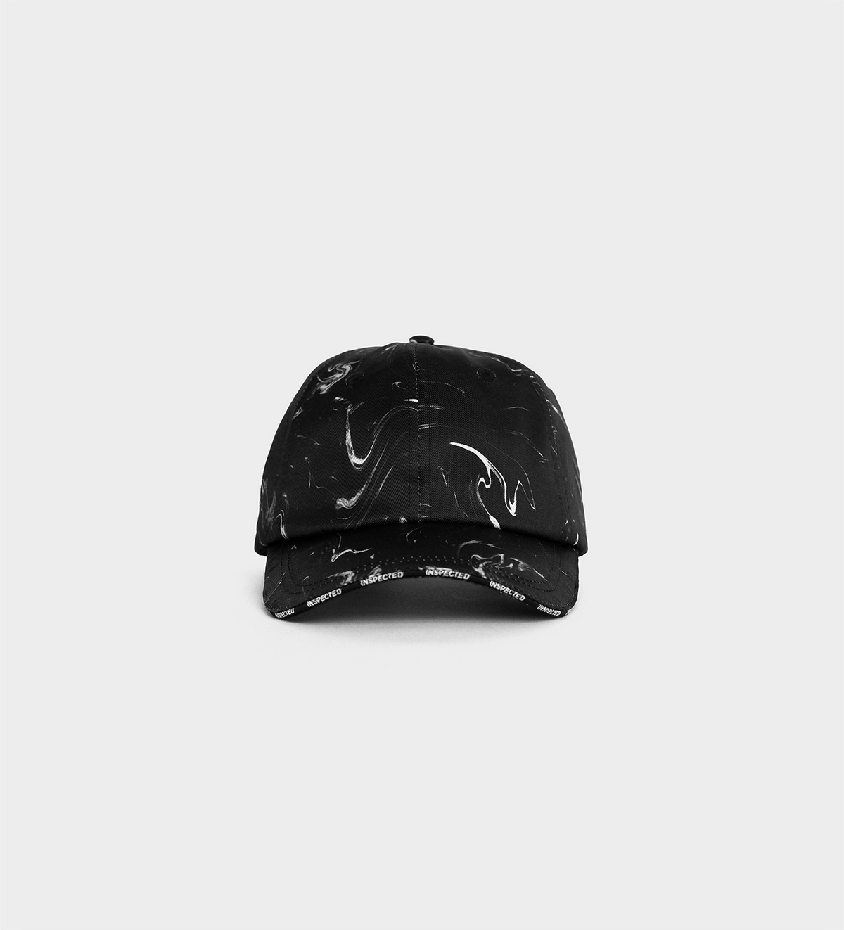 Marble Dad Cap — Black