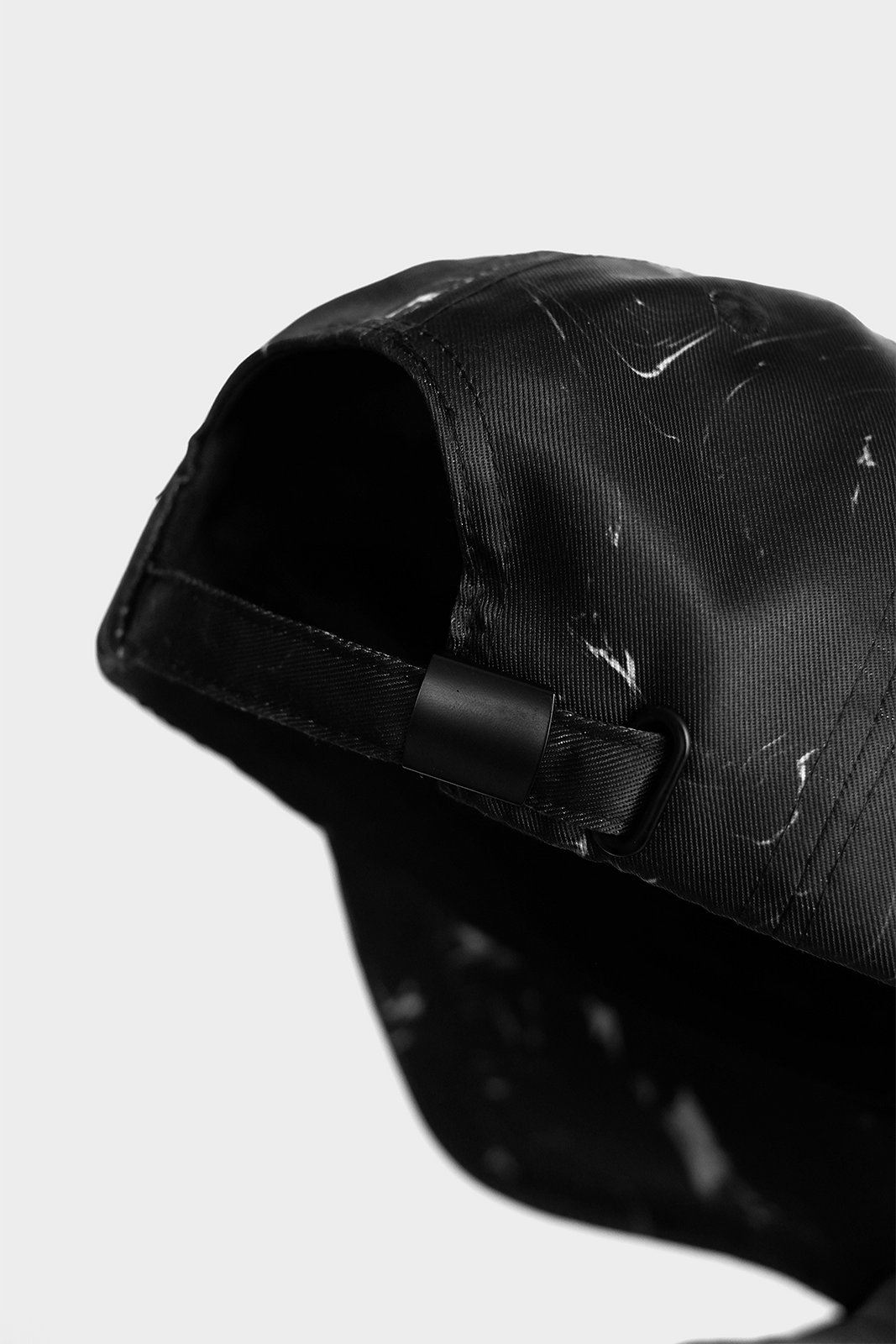 Marble Dad Cap — Black