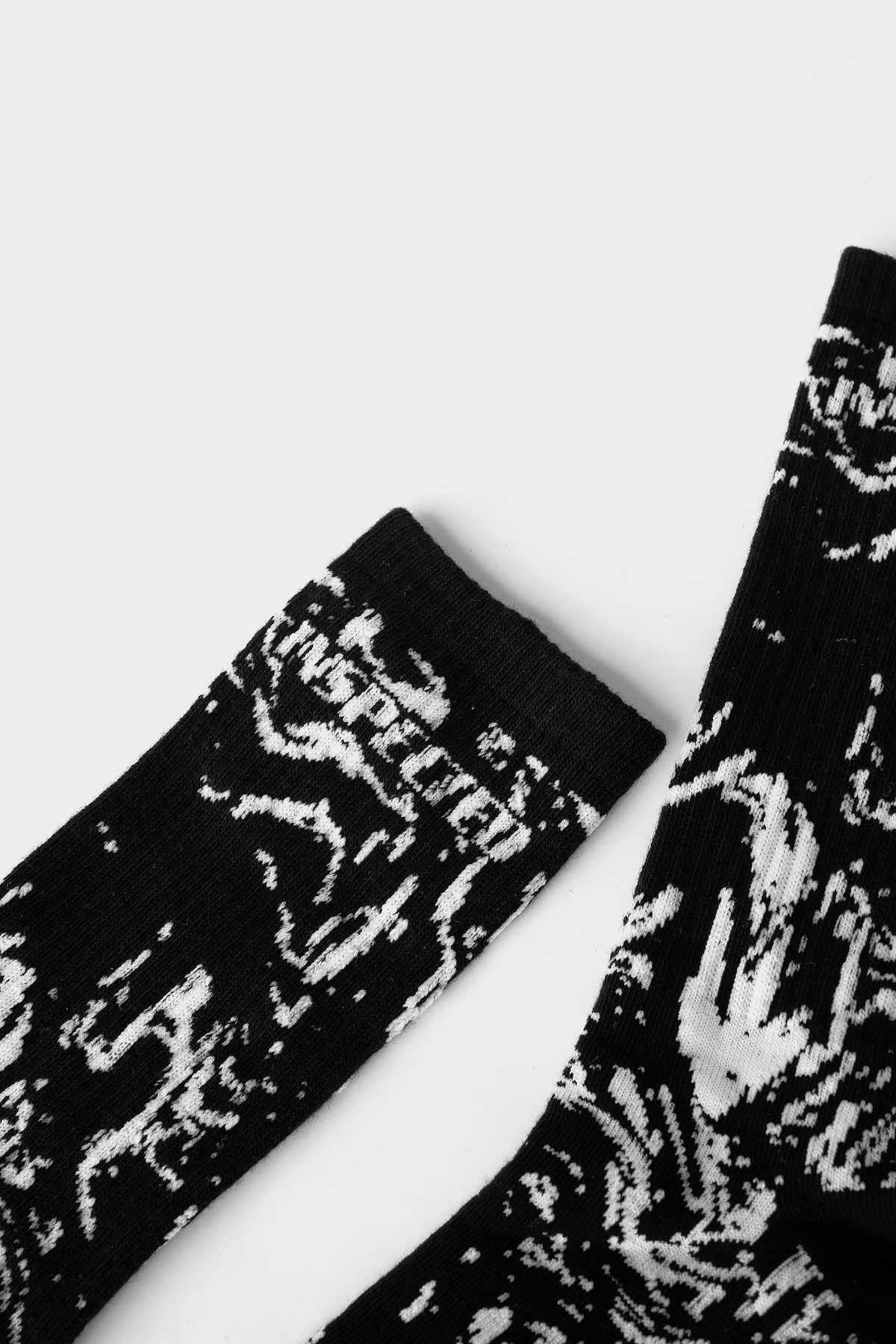 Marble Socks — Black