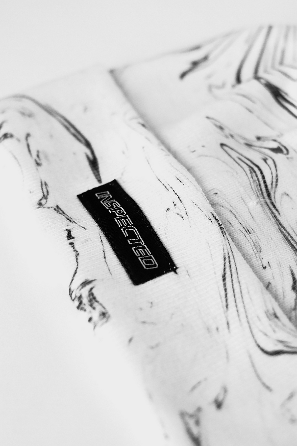 Marble Beanie — White