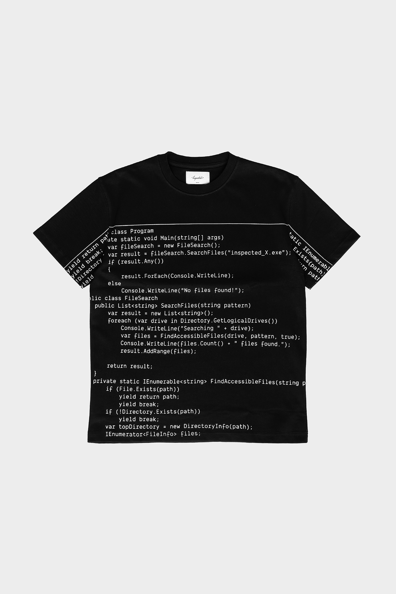 .exe Tee — Black