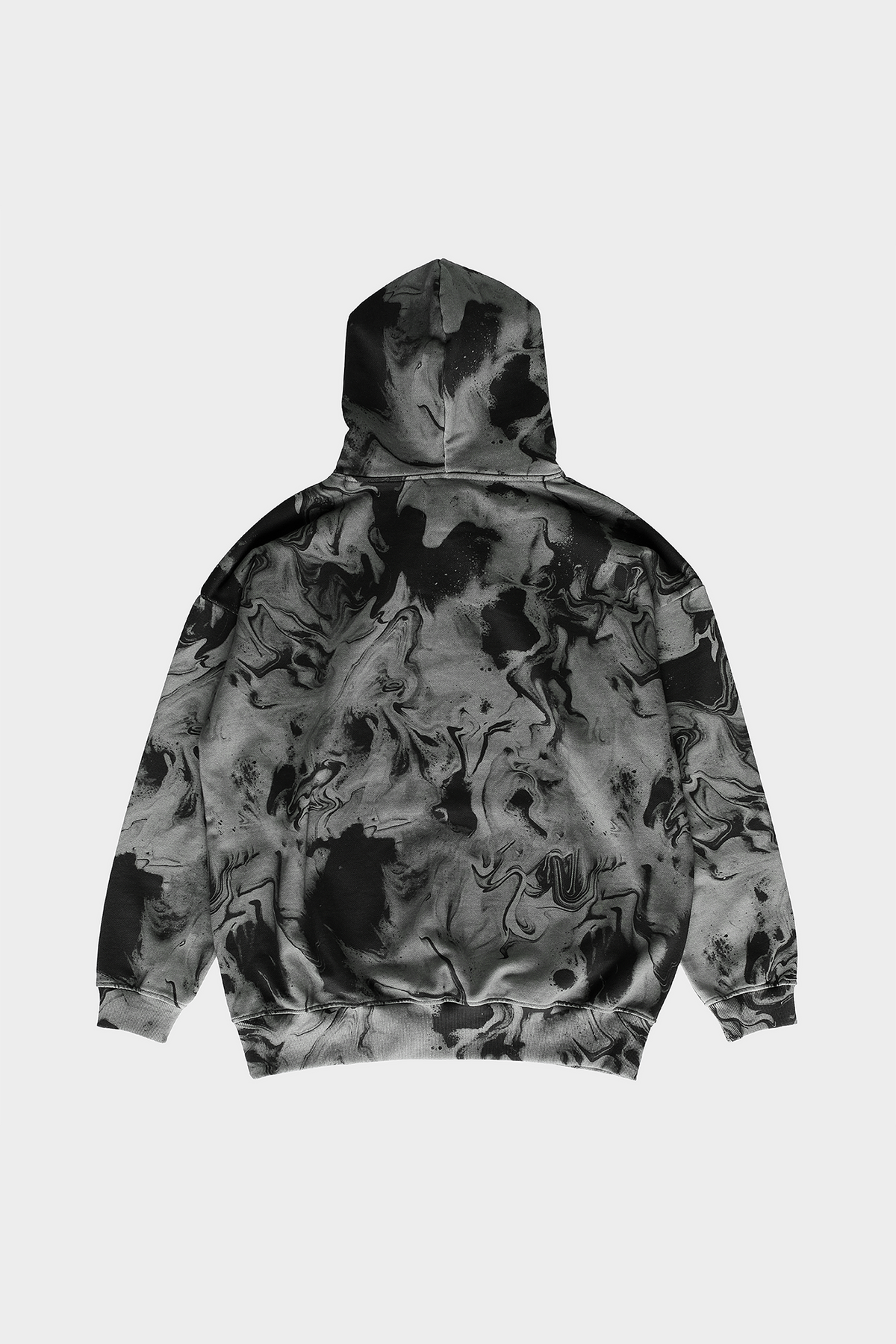 Marble Hoodie Grey Inspected