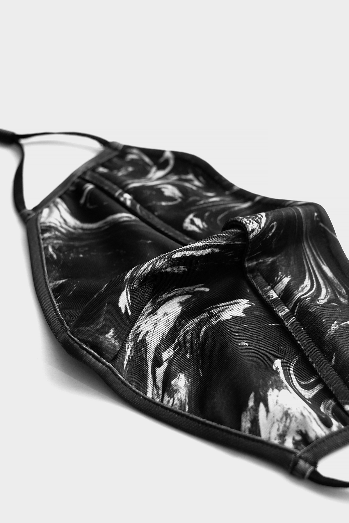 Marble Face Mask — Black