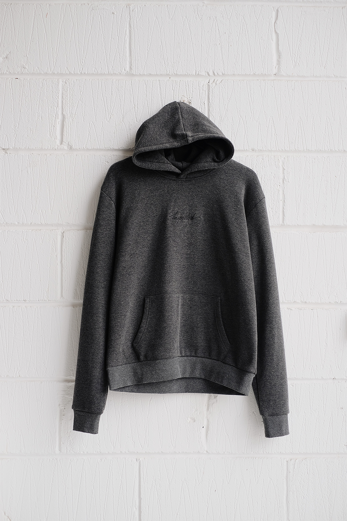 SAMPLE HOODIE — REMASTERED CHARCOAL