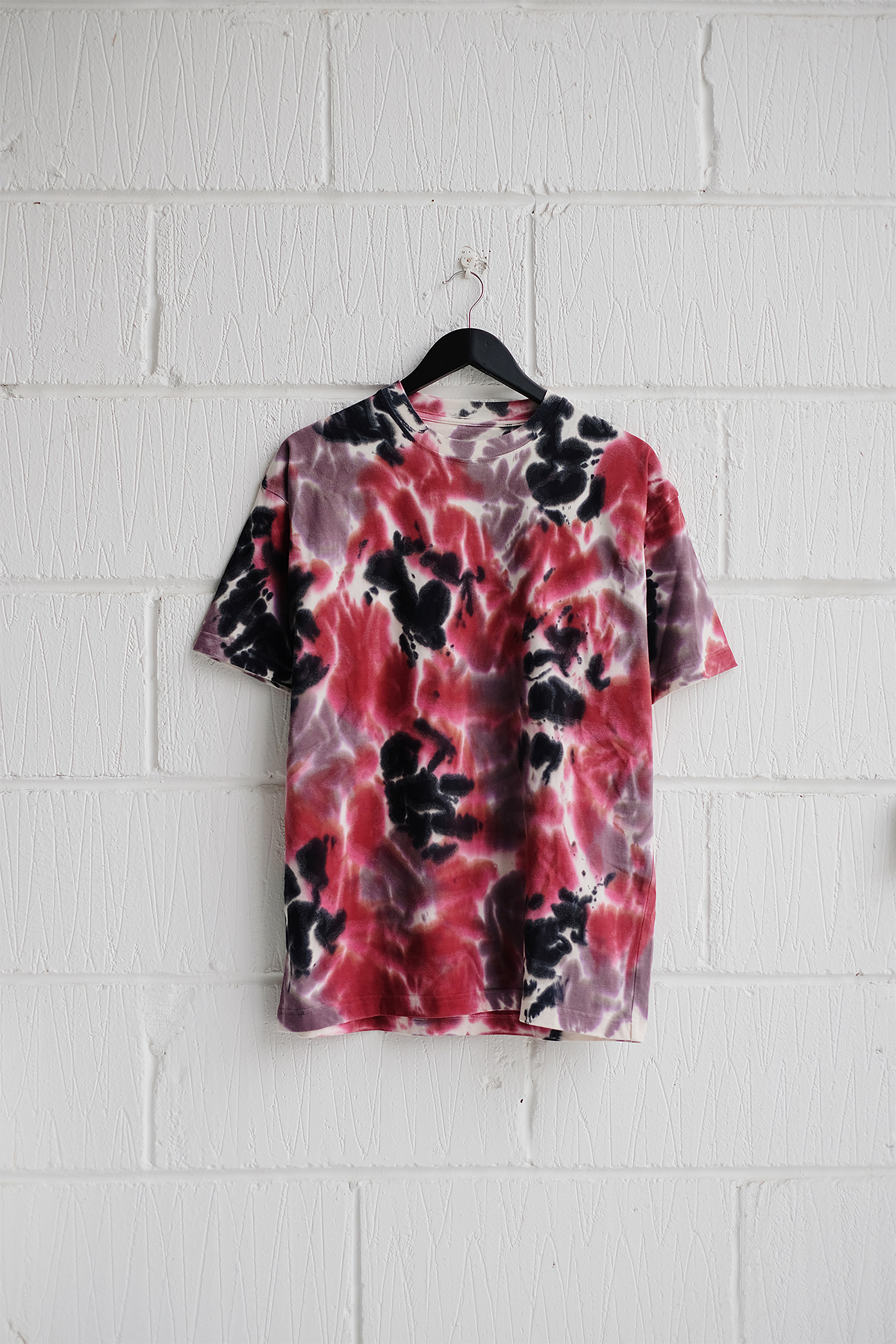 SAMPLE T-SHIRT — RED TIE DYE