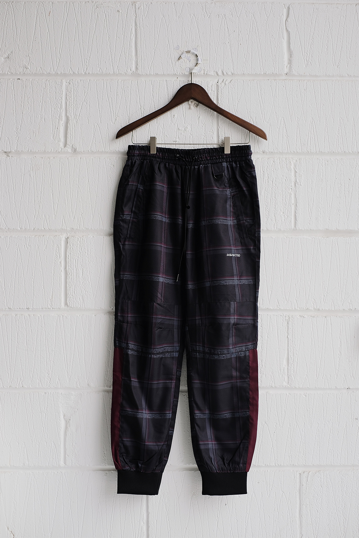 SAMPLE PANTS — PLAID TRACK