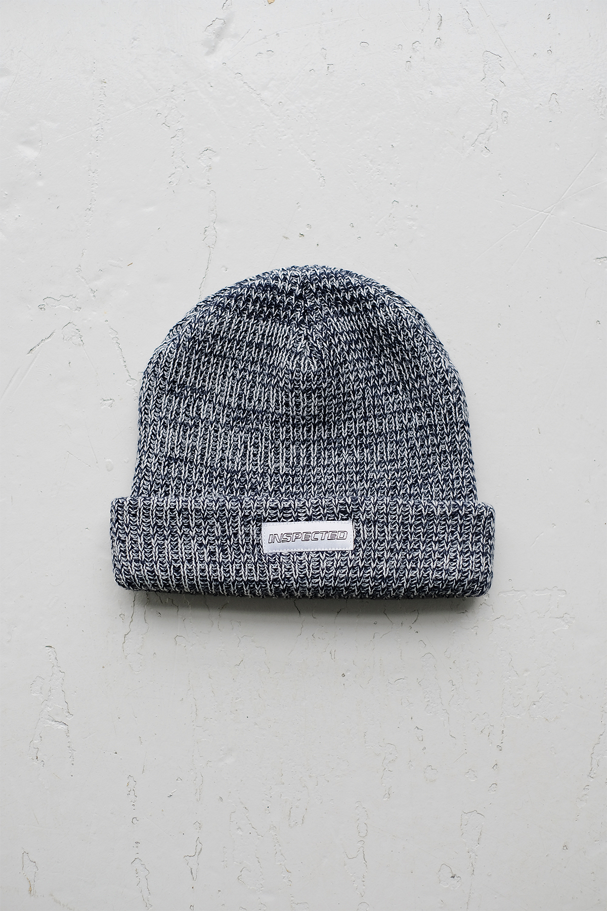 SAMPLE BEANIE — GREY BLUE KNIT