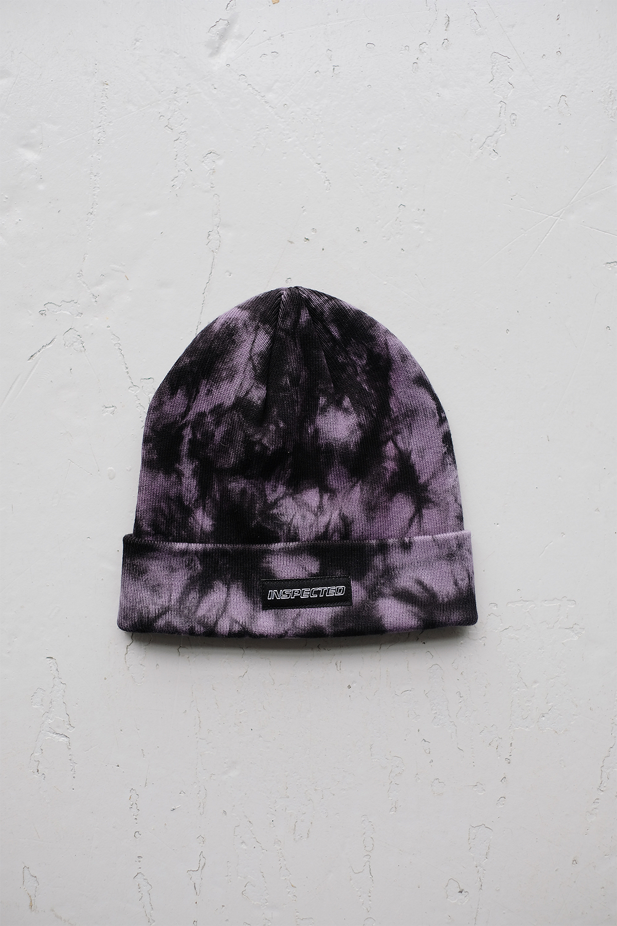 SAMPLE BEANIE — PURPLE TIE DYE