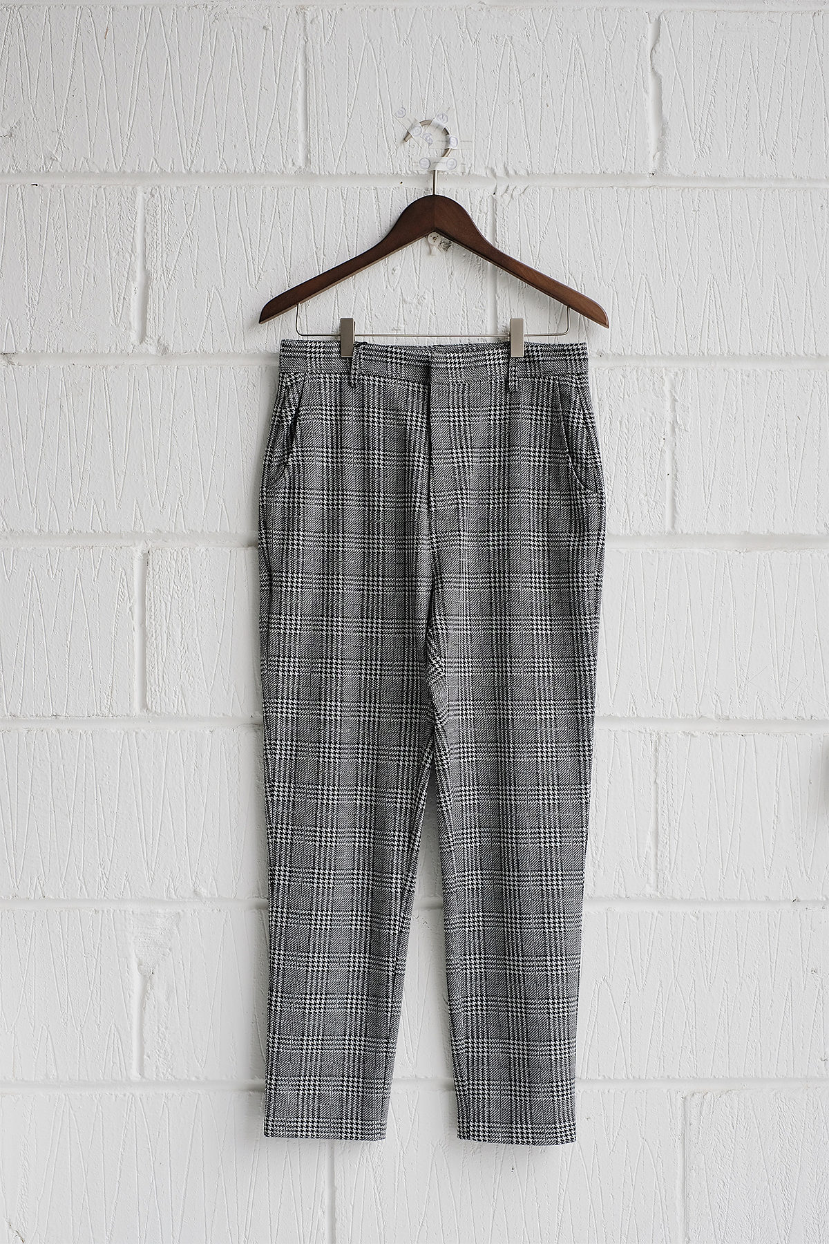 SAMPLE PANTS — HOUNDSTOOTH PANTS