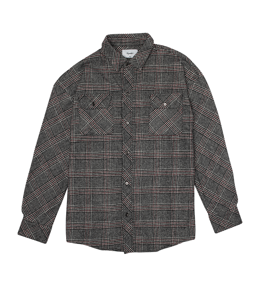 Checked Shirt — Merlot Check