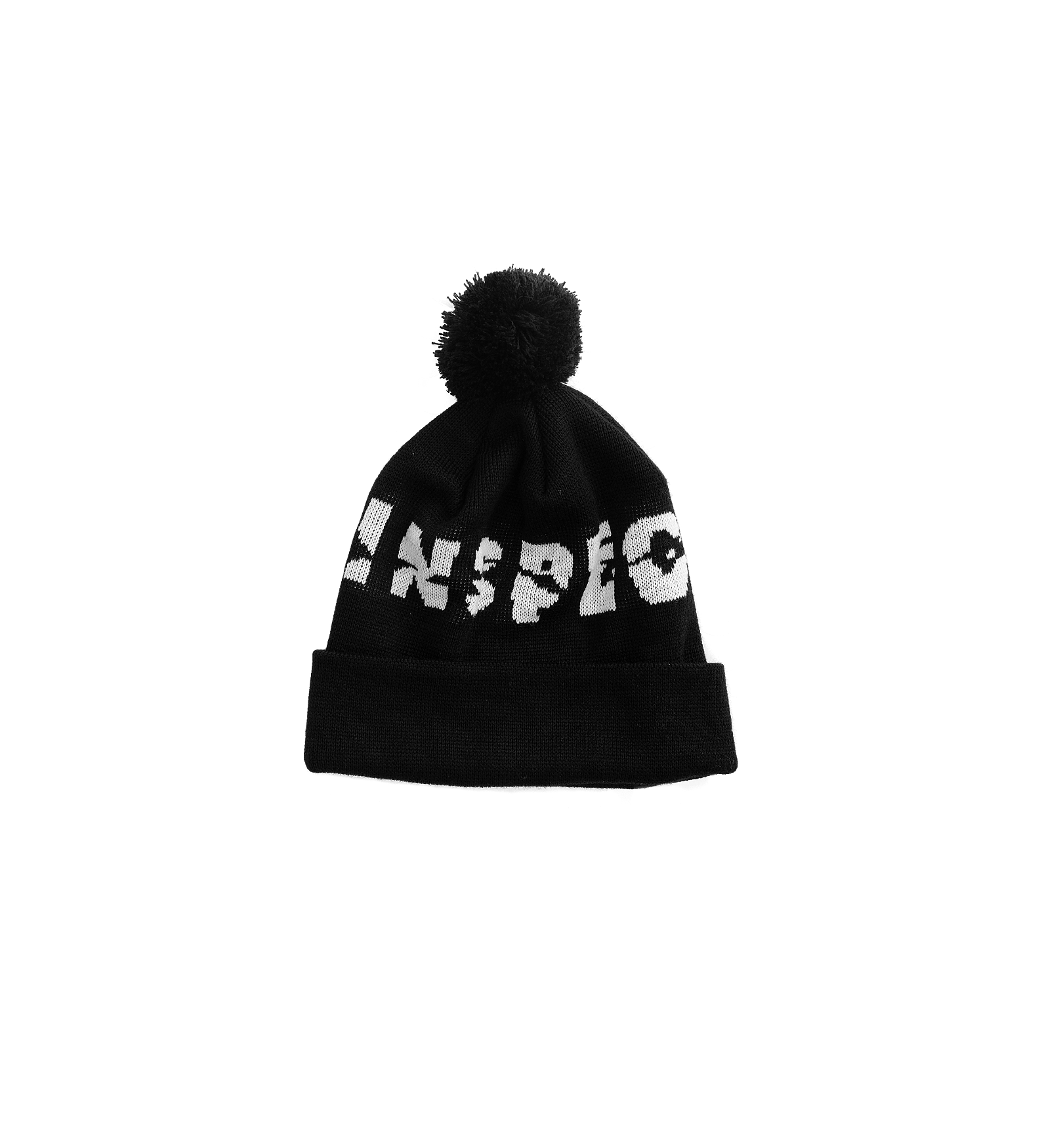 Degraded Beanie — Black