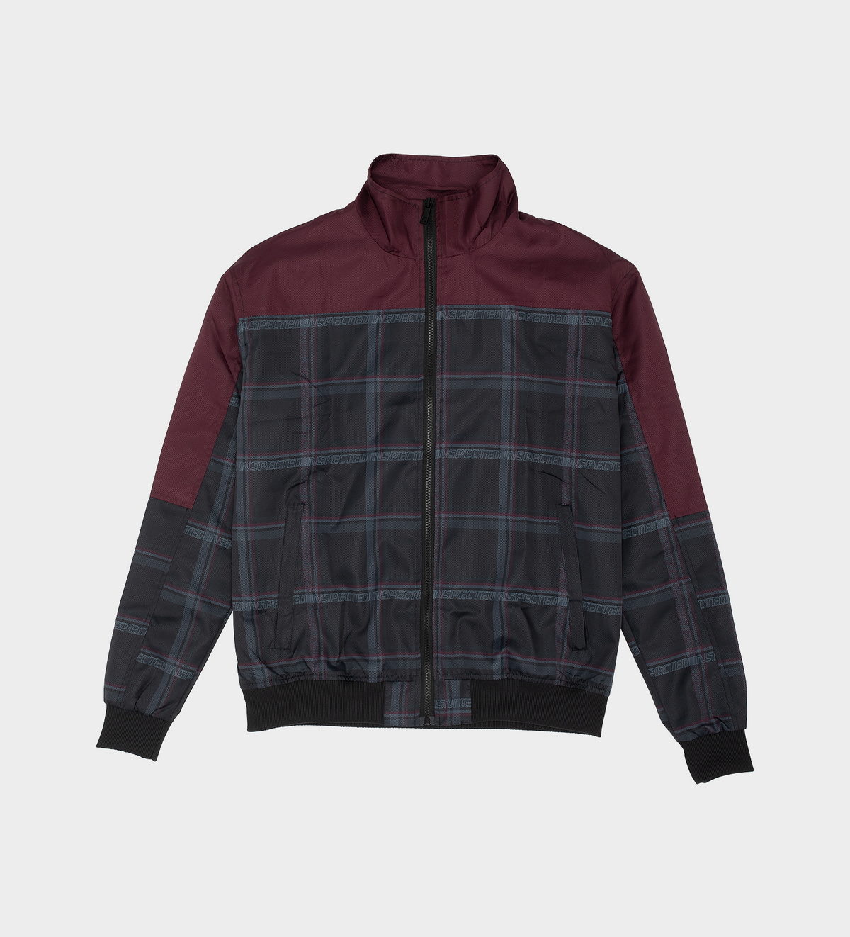 Equaliser Jacket — Plaid Maroon