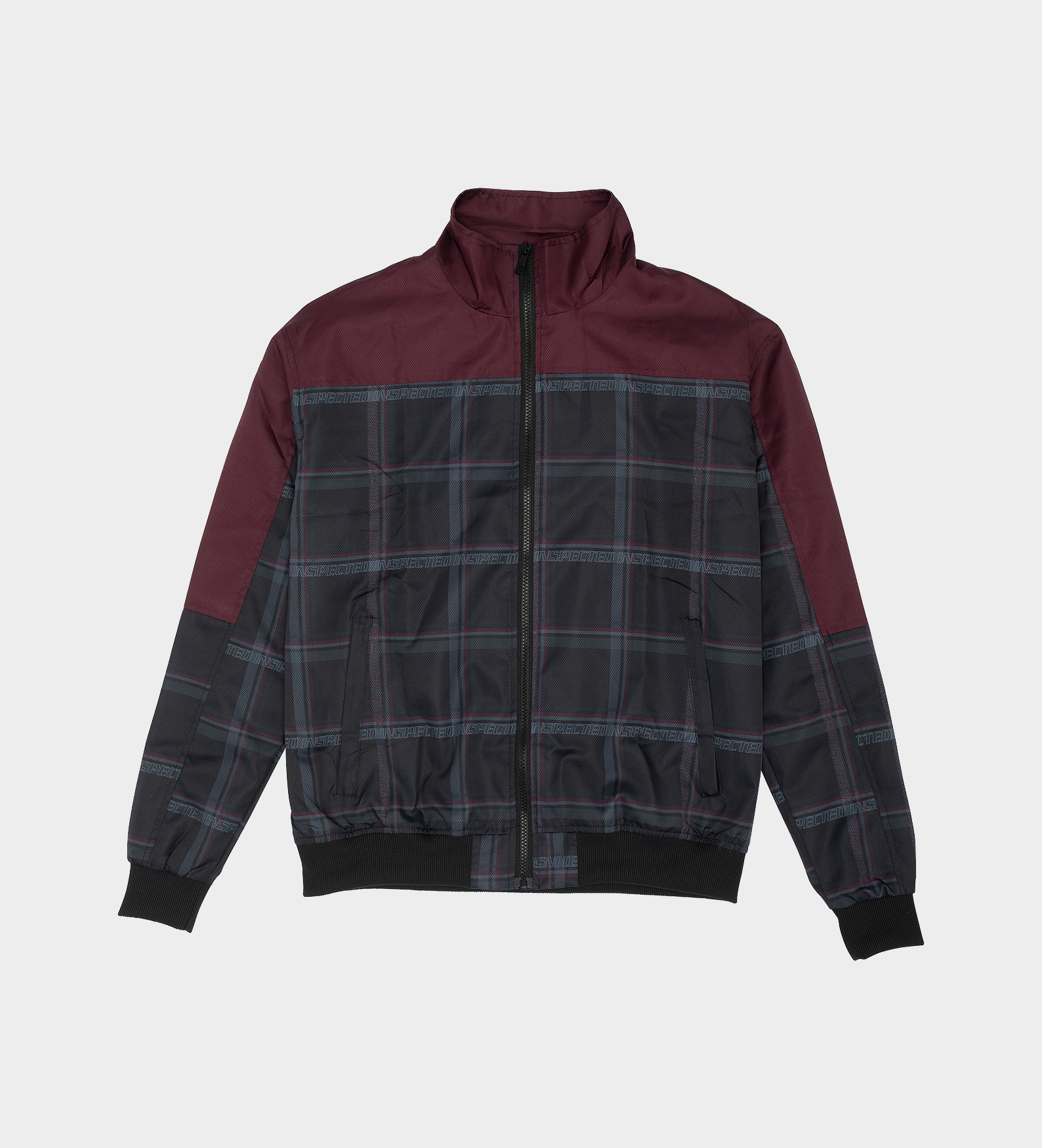 Equaliser Jacket — Plaid Maroon