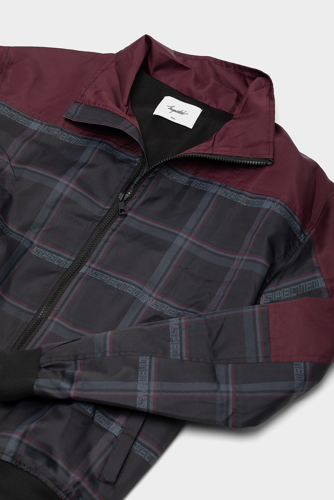 Equaliser Jacket — Plaid Maroon