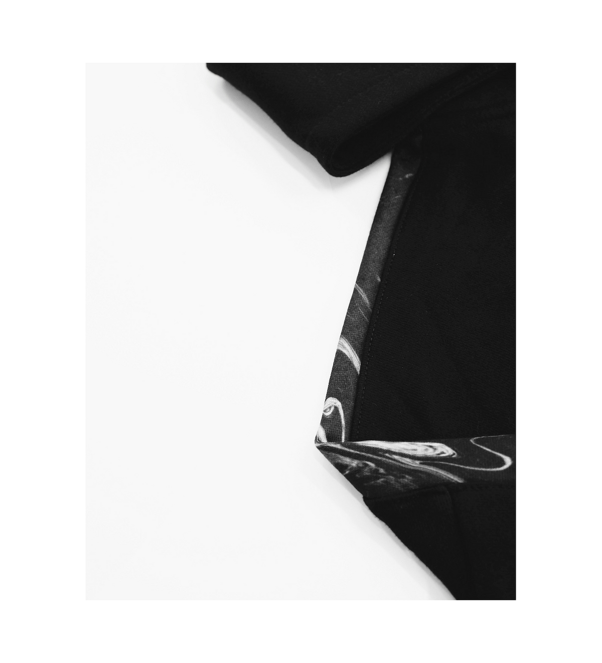 Marble Remastered Hoodie — Black