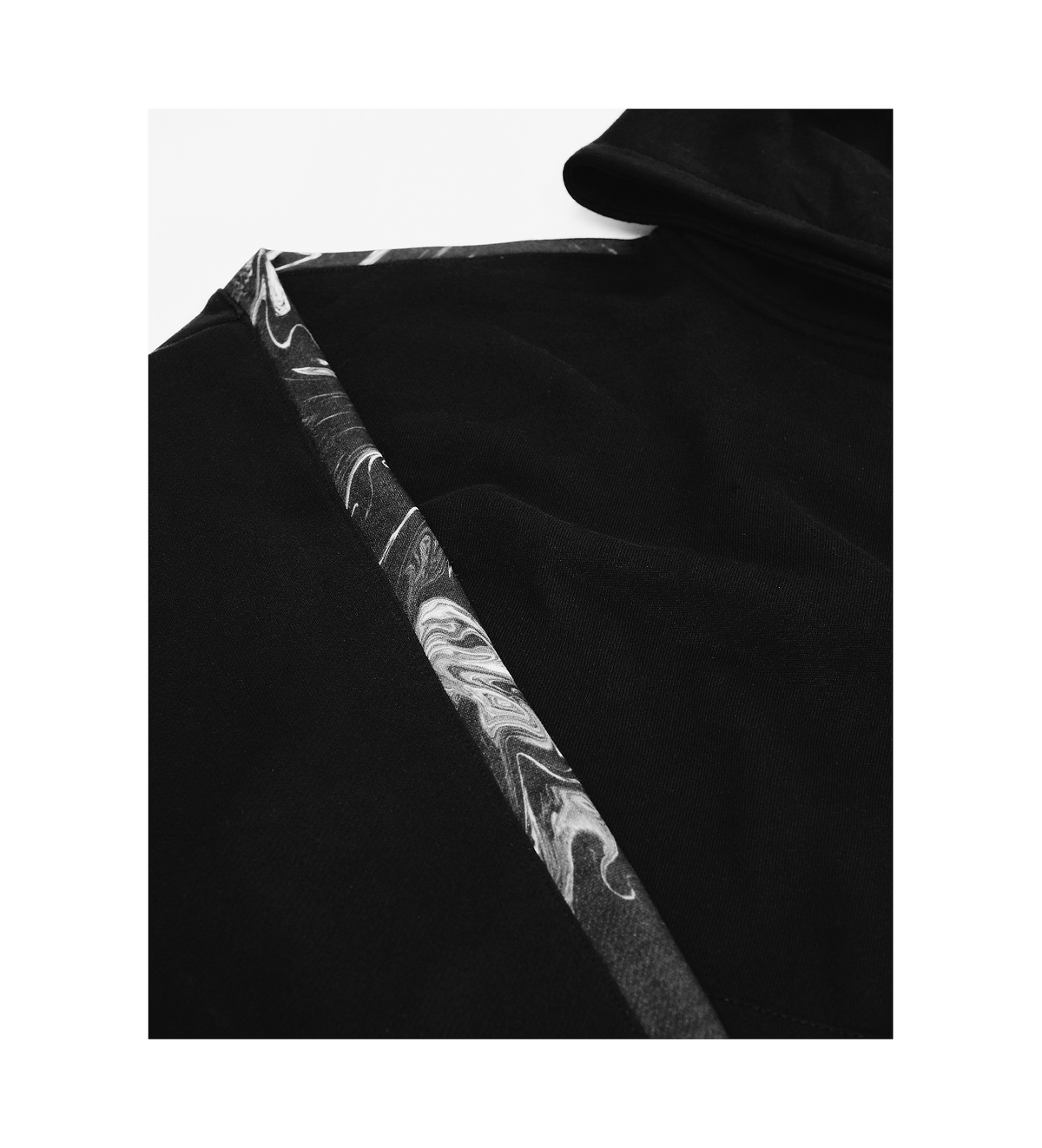 Marble Remastered Hoodie — Black