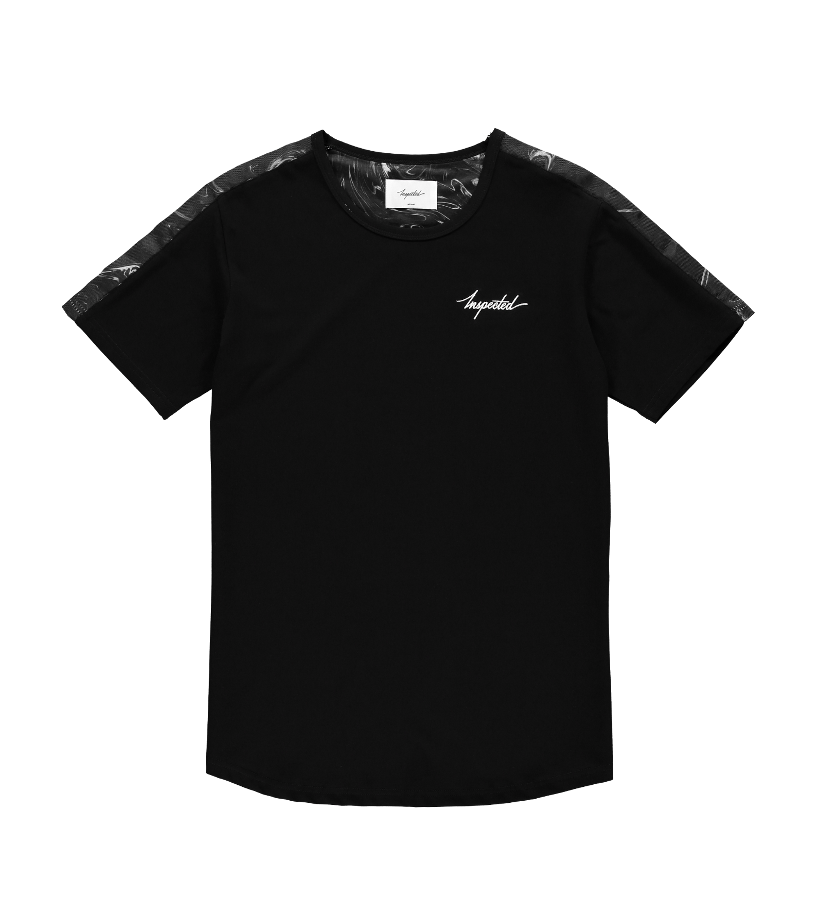 Marble Remastered T-Shirt — Black