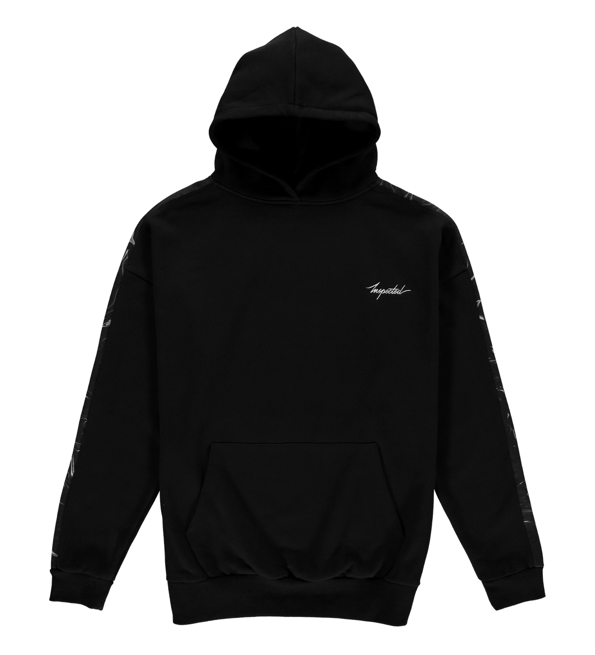 Marble Remastered Hoodie — Black