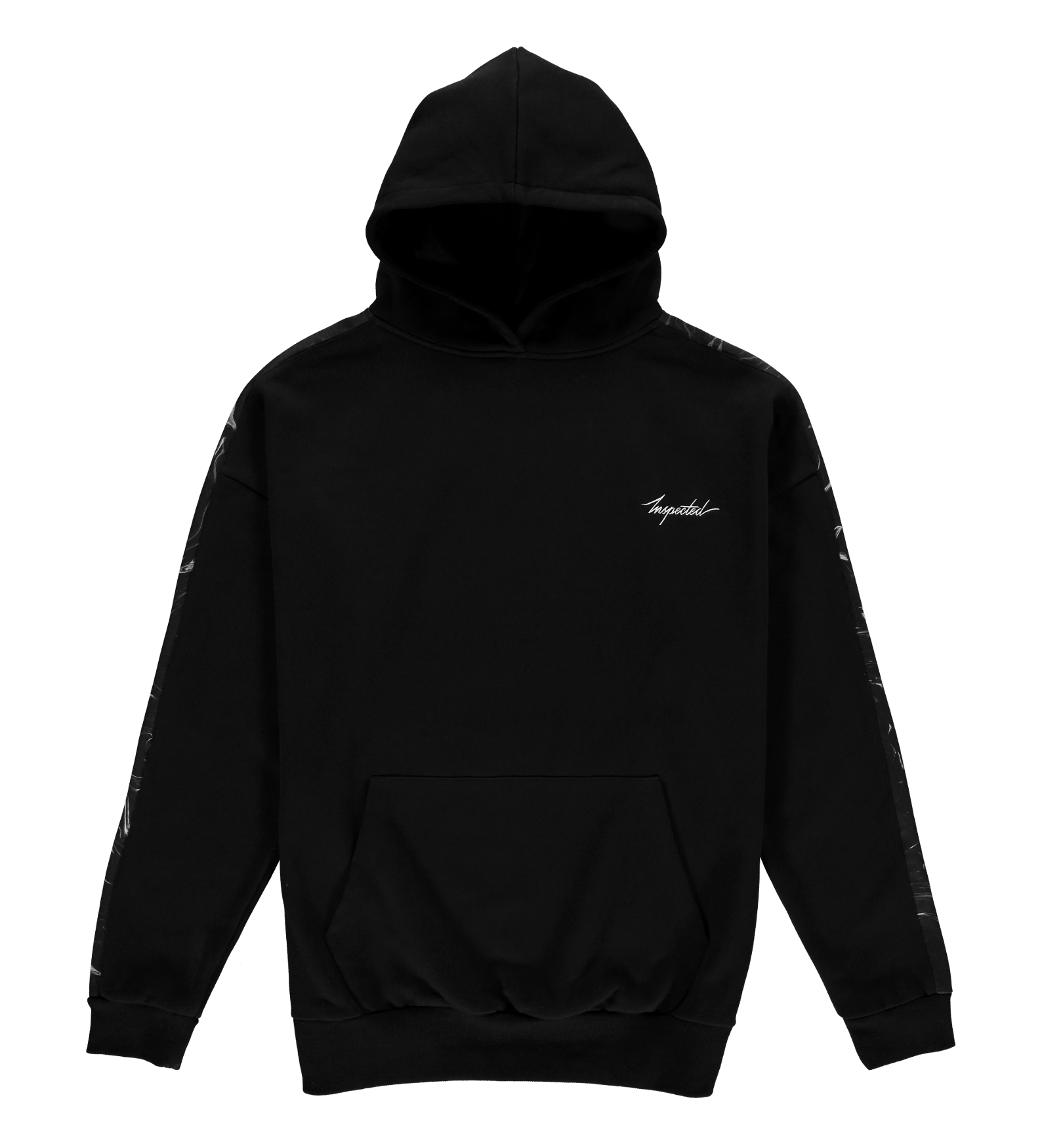 Marble Remastered Hoodie — Black